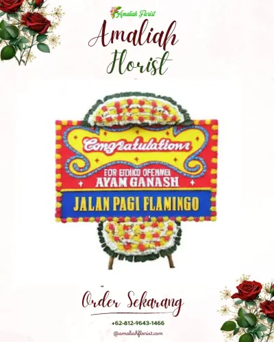 Bunga Papan Congratulation di Wonoagung